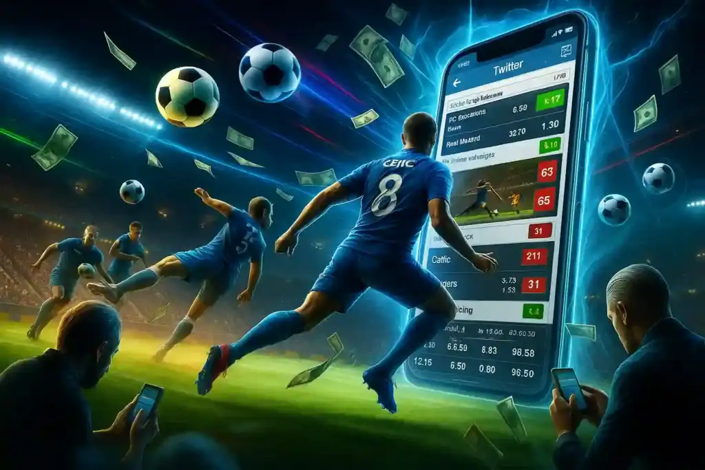 Jugadores apostando en fútbol en línea desde móvil con tragamonedas, ruleta y casino en vivo – Megapari Perú